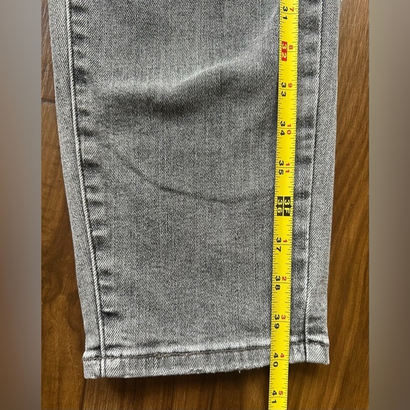 Judy Blue Jean’s Woman’s Size 13/31 Gray High Rise Straight Leg Stretch Retro - Picture 10 of 11